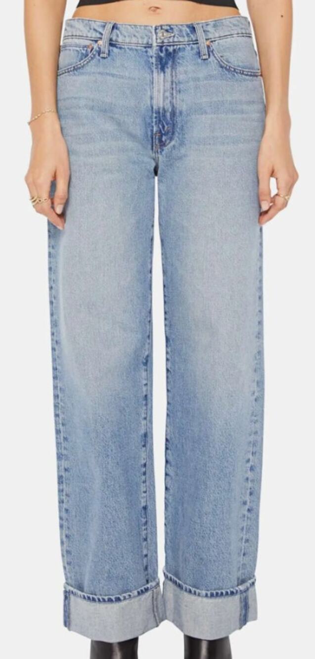 Mother Jeans The Dodger Skimp High Rise Relaxed 100% Cotton Long Inseam 26